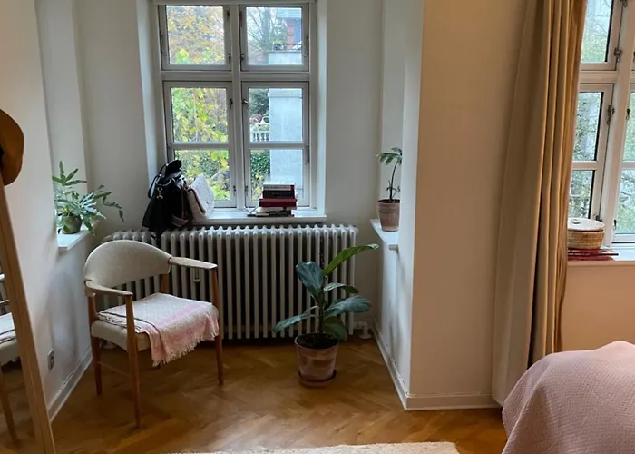 Stort Vaerelse Udlejes I Herskabslejlighed Midt I By Rum i privatbostad